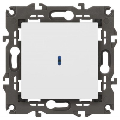 Выключатель 1-кл. СП Elegance 14-1102-01 10А IP20 250В 10AX с подсветкой механизм бел. Эра Б0034215 Выключатель 1-кл. СП Elegance 14-1102-01 10А IP20 250В 10AX с подсветкой механизм бел. Эра Б0034215