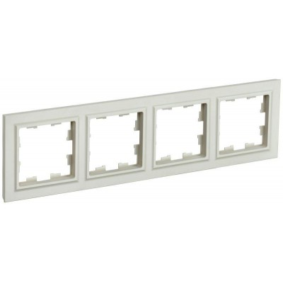Рамка 4-м BRITE РУ-4-БрКр беж. IEK BR-M42-K10