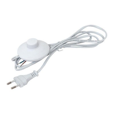 Шнур для бра с ножным выключателем 2м 2х0.5кв.мм EKF ASL-610 Шнур для бра с ножным выключателем 2м 2х0.5кв.мм EKF ASL-610