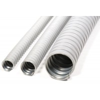 Металлорукав в ПВХ изоляции МРПИ НГ 15 d15мм без протяжки сер. (уп.50м) ГОФРОМАТИК zeta41911 Металлорукав в ПВХ изоляции МРПИ НГ 15 d15мм без протяжки сер. (уп.50м) ГОФРОМАТИК zeta41911