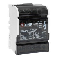 Шина нулевая в корпусе 4х7 EKF sn0-4x7 Шина нулевая в корпусе 4х7 EKF sn0-4x7