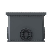 Колодец смотр. 335х240х255 с крыш. для двуст. труб DKC 025002 Колодец смотр. 335х240х255 с крыш. для двуст. труб DKC 025002