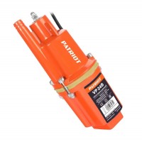 Насос погружной вибрационный VP 24В верхний забор кабель 24м 300Вт 18л/мин D-96мм H-70м термозащита PATRIOT 315302491