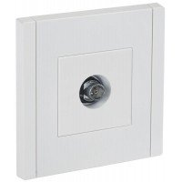 Розетка TV оконечная FORTE&PIANO FP228 бел. IEK FP-A10-O-K01