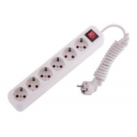 Удлинитель 6х2м с заземл. 16А IP20 Lila с выкл. LEZARD 720-0602-602 Удлинитель 6х2м с заземл. 16А IP20 Lila с выкл. LEZARD 720-0602-602