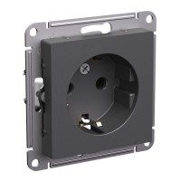 Розетка AtlasDesign 16А с заземл. механизм базальт SE ATN001443 Розетка AtlasDesign 16А с заземл. механизм базальт SE ATN001443