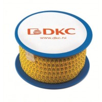 Колечко маркировочное "-" 2.5-5мм черн./желт. (уп.1000шт) DKC AZO311BY