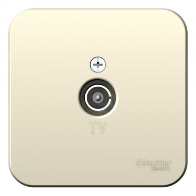 Розетка телевизионная TV ОП Blanca коннектор с изолир. пластиной молочн. SE BLNTA000012 Розетка телевизионная TV ОП Blanca коннектор с изолир. пластиной молочн. SE BLNTA000012