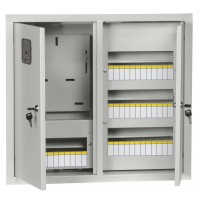 Корпус ЩУРв-3/48 TITAN 550х610х165мм IP31 метал. IEK MKM35-V-48-31-ZO