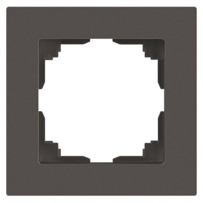 Рамка 1-м СП Accent 6-501-09 титан Intro Б0063769 Рамка 1-м СП Accent 6-501-09 титан Intro Б0063769