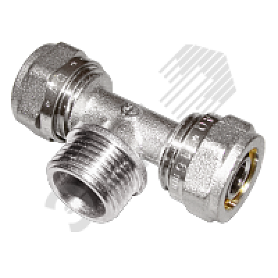 Тройник Т16х3/4Нx16