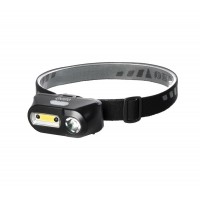 Фонарь налобный AccuFH6-L3W/L3W 3Вт COB + 2Вт XPE 2 независим. источника с 3 режимами: ярк./экономичн./мигающ. IP44 регулир. угол наклона датчик движения кабель USB-microUSB (в компл.) ФАZА 5035645