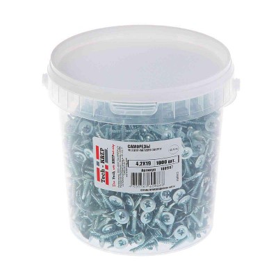 Саморез ШСММ сверло 4.2х19 (уп.1000шт) Tech-Krep/Zitar 100997