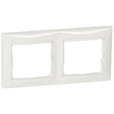 Рамка 2-м Valena горизонт. бел. IEK 774452