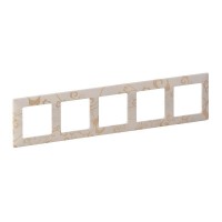 Рамка 5-м Valena Life универсальная ампир беж. Leg 754115