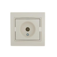 Розетка телевизионная оконечная TV СП Mira крем./крем. LEZARD 701-0303-130 Розетка телевизионная оконечная TV СП Mira крем./крем. LEZARD 701-0303-130