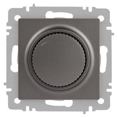 Светорегулятор поворотный СП Accent 6-401-09 600Вт 230В IP20 титан Intro Б0063685 Светорегулятор поворотный СП Accent 6-401-09 600Вт 230В IP20 титан Intro Б0063685