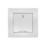 Переключатель проходной 1-кл. СП Бриллиант 10А IP20 с подсветкой бел. UNIVersal 7947380 Переключатель проходной 1-кл. СП Бриллиант 10А IP20 с подсветкой бел. UNIVersal 7947380