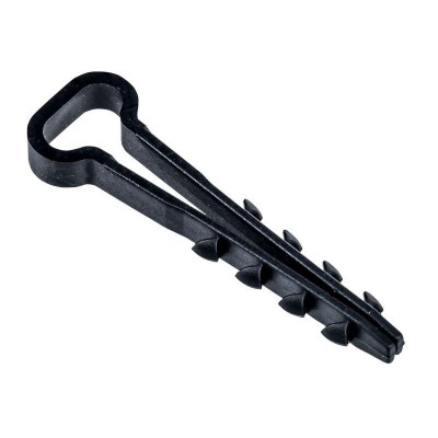 Дюбель-хомут 5х10мм для плоского кабеля нейлон черн. (уп.25шт) IEK UDH14-05-10-025-K02 Дюбель-хомут 5х10мм для плоского кабеля нейлон черн. (уп.25шт) IEK UDH14-05-10-025-K02