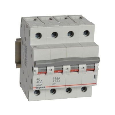 Выключатель-разъединитель 4п 40А RX3 ИЭК Leg 419417