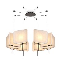 Светильник подвесной Bricola 8х40Вт E14 IP20 Freya FR5511PL-08B