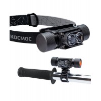 Фонарь аккумуляторный налобный/велосипедный LED 10Вт аккум. съемн. Li-ion 18650 1.2А.ч USB-шнур алюм. КОСМОС KOS501Lit Фонарь аккумуляторный налобный/велосипедный LED 10Вт аккум. съемн. Li-ion 18650 1.2А.ч USB-шнур алюм. КОСМОС KOS501Lit
