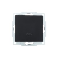 Выключатель промежуточный 1-кл. СП Vesna механизм черн. бархат LEZARD 742-4288-107