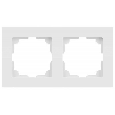 Рамка 2-м СП Accent 6-502-01М бел. матов. Intro Б0063751 Рамка 2-м СП Accent 6-502-01М бел. матов. Intro Б0063751