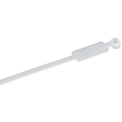 Хомут 4.8х370мм P6.6 маркерный бел. (уп.100шт) IEK UHH14-D048-370-100-K01