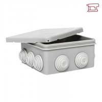 Коробка распределительная КМР-030-014 100х100х50 IP55 с крышкой для прямого монтажа 10 мембранных вводов сер. EKF plc-kmr-030-014 Коробка распределительная КМР-030-014 100х100х50 IP55 с крышкой для прямого монтажа 10 мембранных вводов сер. EKF plc-kmr-030-014