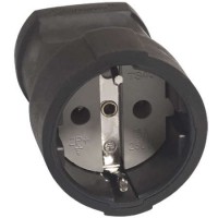 Розетка переносная 16А 250В с заземл. ПВХ-облив черн. (еврослот) UNIVersal ОА1020 Розетка переносная 16А 250В с заземл. ПВХ-облив черн. (еврослот) UNIVersal ОА1020