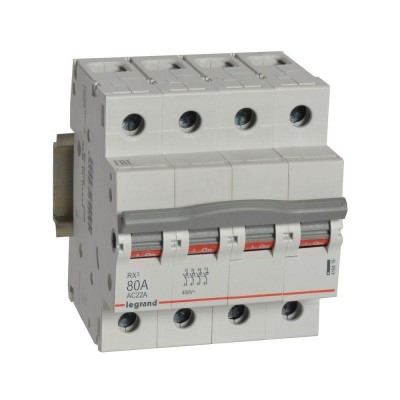 Выключатель-разъединитель 4п 80А RX3 ИЭК Leg 419419