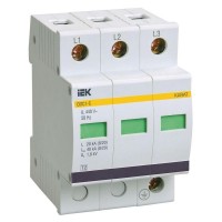 Ограничитель перенапряжения ОПС1-C 3P KARAT IEK MOP20-3-C Ограничитель перенапряжения ОПС1-C 3P KARAT IEK MOP20-3-C