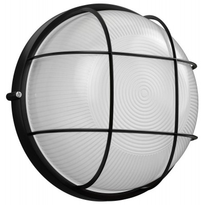 Светильник НПП 1102 100Вт E27 IP54 черн. круг с решеткой IEK LNPP0-1102-1-100-K02