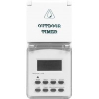 Розетка с таймером (недельная) электронная IP44 16А 3500W