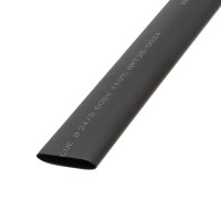 Трубка термоусадочная двустенная клеевая 24/8 (3:1) 1м черн. Rexant 26-0024 Трубка термоусадочная двустенная клеевая 24/8 (3:1) 1м черн. Rexant 26-0024