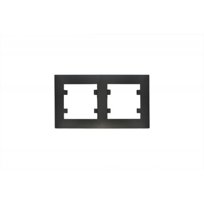 Рамка 2-м Karea RIZZ STAR чер. Makel 88054702