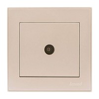 Розетка телевизионная оконечная TV СП Rain крем. LEZARD 703-0303-130 Розетка телевизионная оконечная TV СП Rain крем. LEZARD 703-0303-130