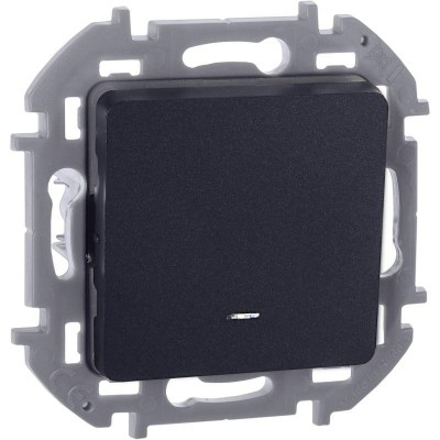 Выключатель 1-кл. Inspiria 10А IP20 250В 10AX с подсветкой/индикацией механизм антрацит IEK 673613 Выключатель 1-кл. Inspiria 10А IP20 250В 10AX с подсветкой/индикацией механизм антрацит IEK 673613