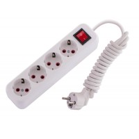 Удлинитель 4х2м с заземл. 16А IP20 Lila с выкл. LEZARD 720-0402-402 Удлинитель 4х2м с заземл. 16А IP20 Lila с выкл. LEZARD 720-0402-402