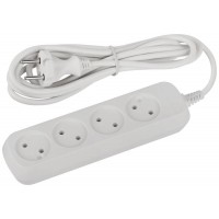 Удлинитель 4х3м без заземл. ПВС 2х0.75 UDL-10-430 Greenline Эра Б0065050