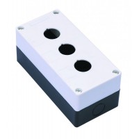 Пост кнопочный 3-м КП-101 d22мм с кабел. вводом для устройств сигнализации и управления пластик. бел. DEKraft 25503DEK