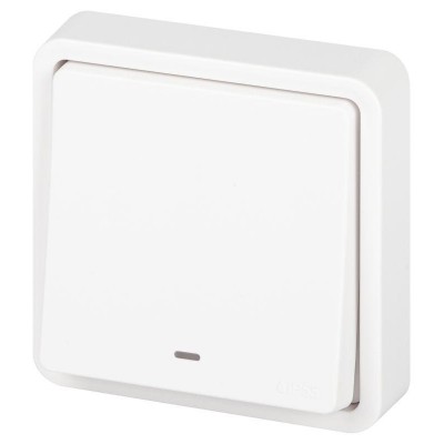 Выключатель Эксперт 11-1522-01 с подсветкой IP55 10АХ-250В СУ бел. Эра Б0063279