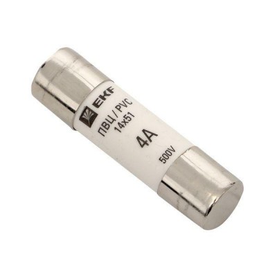 Вставка плавкая цилиндрическая ПВЦ 14х51 4А EKF pvc-14x51-4 Вставка плавкая цилиндрическая ПВЦ 14х51 4А EKF pvc-14x51-4