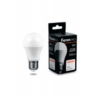Лампа светодиодная LED 9вт Е27 теплый Feron.PRO Лампа светодиодная LED 9вт Е27 теплый Feron.PRO