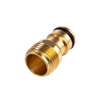 Адаптер латунный 1/2дюйм внешняя резьба ЧЕТЫРЕ СЕЗОНА 62-0276