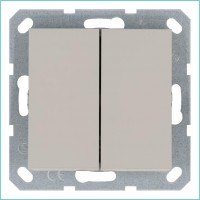 Переключатель проходной 2-кл. 10А IP20 механизм тауп Jasmart G3022T Переключатель проходной 2-кл. 10А IP20 механизм тауп Jasmart G3022T