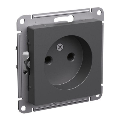 Розетка AtlasDesign 16А без заземл. без шторок механизм базальт SE ATN001441 Розетка AtlasDesign 16А без заземл. без шторок механизм базальт SE ATN001441