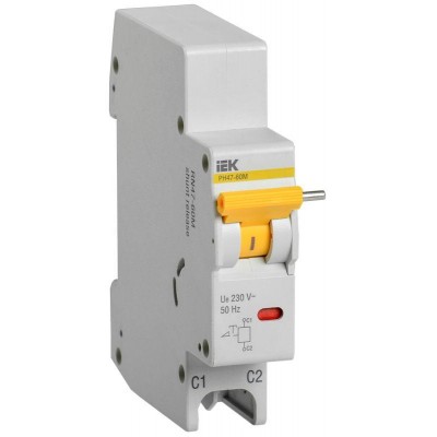 Расцепитель независимый РН47-60М на DIN-рейку для ВА47-60M KARAT IEK MVA31D-RN-1 Расцепитель независимый РН47-60М на DIN-рейку для ВА47-60M KARAT IEK MVA31D-RN-1