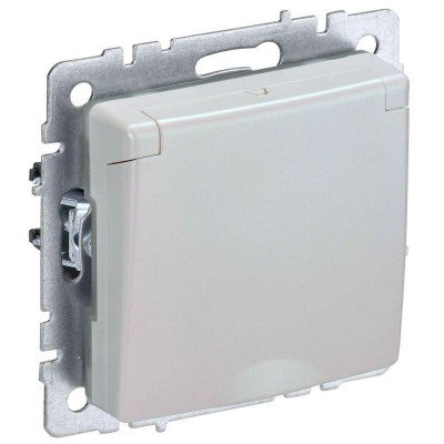 Розетка BRITE РСбш10-3-БрЖ 16А IP20 с заземл. защ. шторки с крышкой механизм жемчуж. IEK BR-R16-16-K36 Розетка BRITE РСбш10-3-БрЖ 16А IP20 с заземл. защ. шторки с крышкой механизм жемчуж. IEK BR-R16-16-K36